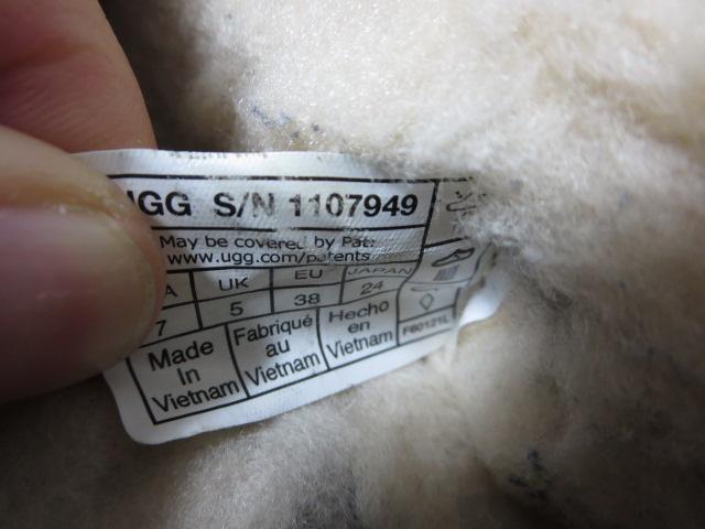 UGG�A�O ���J�V�� �X���b�|�� �X�G�[�h ���[�g�� PEWTER�J���[ 24cm DAKOTA 1107949 �̎ʐ^9