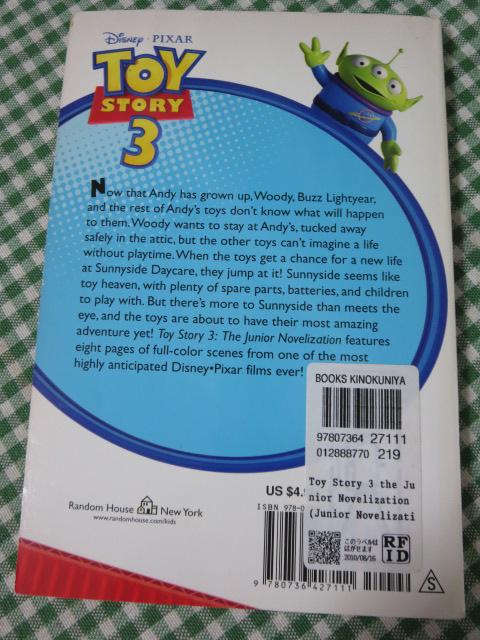m Toy Story 3 Junior Novelization (Disney/Pixar Toy Story 3) RH Disney ̎ʐ^2