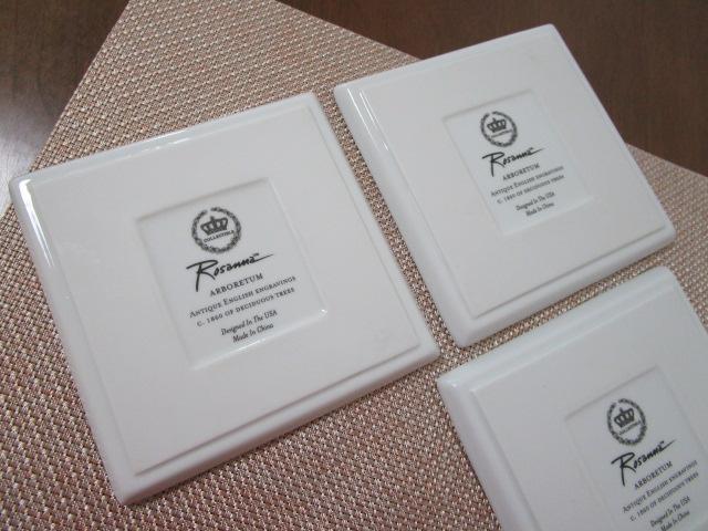 Rosanna ARBORETUM �X�N�G�A�v���[�g DECIDUOUS TREES ���t�� �G�ς�� 3���Z�b�g 16cm ���p�M �̎ʐ^8