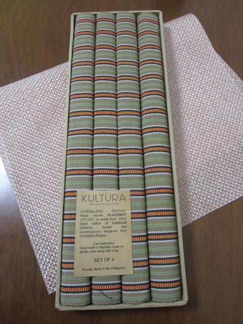 KULTURA �t�B���s�� �����`�����}�b�g �R�b�g�� �D�� �_�[�N�x�[�W�� 4���Z�b�g 40�~32cm �̎ʐ^1