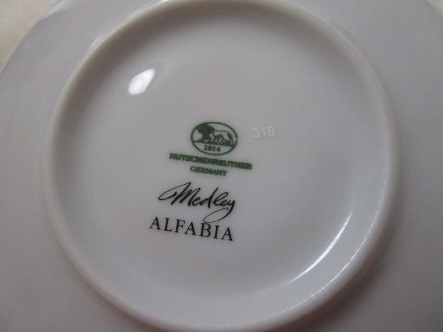 HUTSCHENREUTHER GERMANY �t�b�`�F�����C�^�[ Medley ALFABIA �\�[�T�[�̂� 2���Z�b�g �����h���[ �A���t�@�r�A �̎ʐ^5