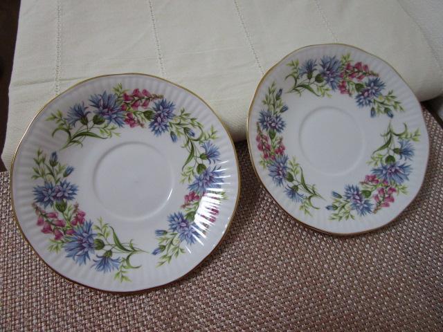 Queen's Rosina China �\�[�T�[�̂� 2���Z�b�g WILD FLOWERS �p���� �̎ʐ^2