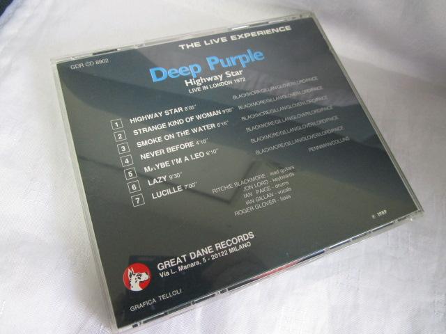 CD Deep Purple Highway Star LIVE IN LONDON 1972 CO ̎ʐ^2