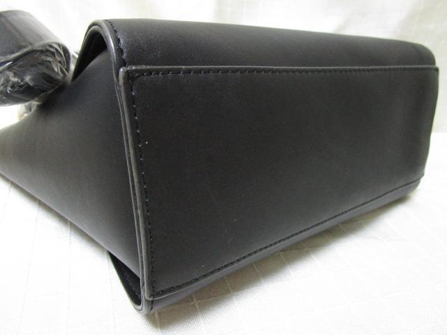未使用タグ付き OFUON オフオン 2WAY ショルダー/ハンドバッグ 黒 合皮 の写真6