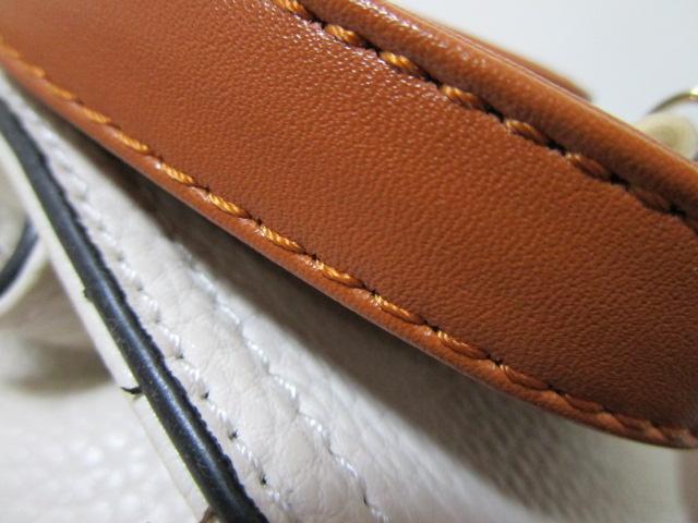 ���g�p ���^�O�t�� �t���[���_�� Fleur KOBE JAPAN 2WAY�n���h�o�b�O 3�� �I�t�z���C�g �^�b�Z���̃`���[���t�� �̎ʐ^6