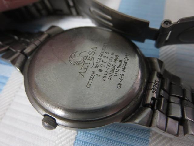 CITIZEN ATTESA TITANIUM 5510-F52193 V`Y AebT`^jE NH[c WN ̎ʐ^6
