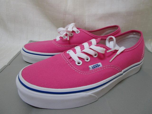 VANS AUTHENTIC 721356 ピンク 23.5cm の写真1