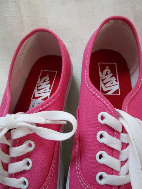 VANS AUTHENTIC 721356 ピンク 23.5cm の写真6
