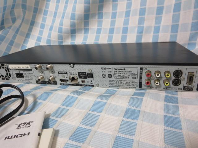 Panasonicパナソニック DIGA HDD/BDレコーダー DMR-BRT300 リモコン付 2011年製 ジャンク の写真5