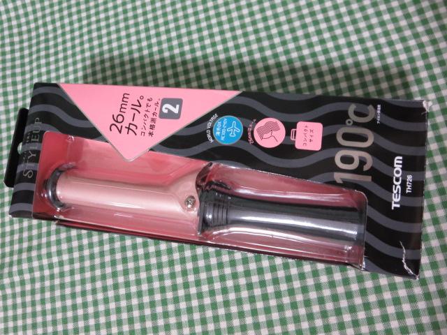 TESCOMテスコム カールヘアーアイロン TH726 ブラック 海外対応 の写真7