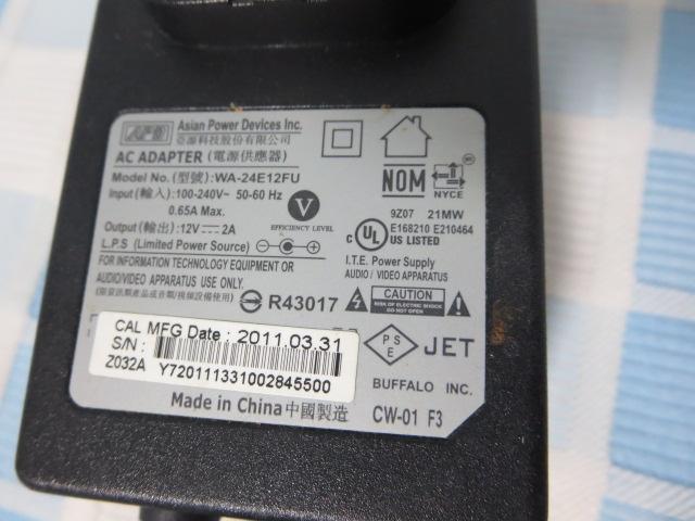 APD ACA_v^ WA-24E12FU DC12V2A ̎ʐ^3