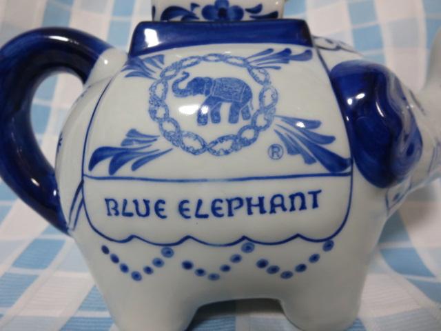^CyY oRN BLUE ELEPHANTu[Gt@g ]Eeq̃eB[|bg 19cm ̎ʐ^2