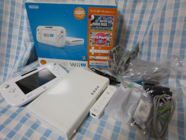 Wii U �����ɗV�ׂ�t�@�~���[�v���~�A���Z�b�g �V�� 32GB New�X�[�p�[�}���I�u���U�[�YU/Wii Party U ���m�������� �̎ʐ^1