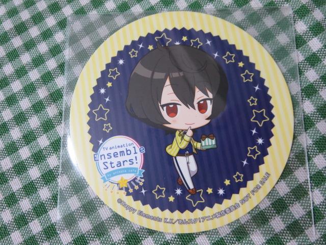 新品★あんスタ【朔間凛月】カラオケの鉄人★ふにふにコースター型ストラップ 真白友也 アクリルプレート 新品☆あんスタ[朔間凛月]カラオケの