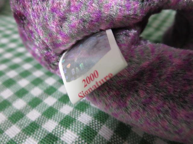 TY �r�[�j�[�x�C�r�[�Y 2000 SIGNATURE BEAR �N�} �ʂ������ 21cm �̎ʐ^4