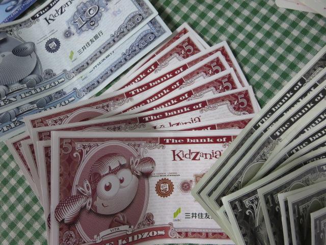 キッザニア甲子園 ウォレット&紙幣などいろいろセット の写真5