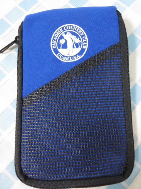 GUAM PARADISE COUNTRY CULB ポーチ&ティー 青 の写真1
