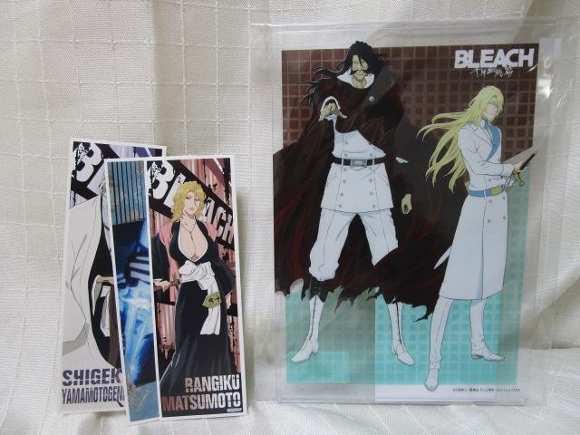 BLEACH 千年血戦篇 キャラクリアケース 見えざる帝国戦闘ver. & ロングステッカー3枚 の写真1