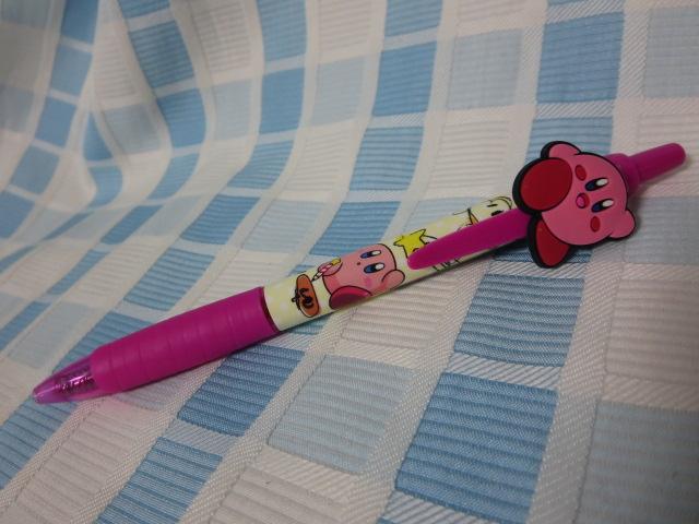 星のカービィ マスコットゲルペン3 チェリーピンク の写真1