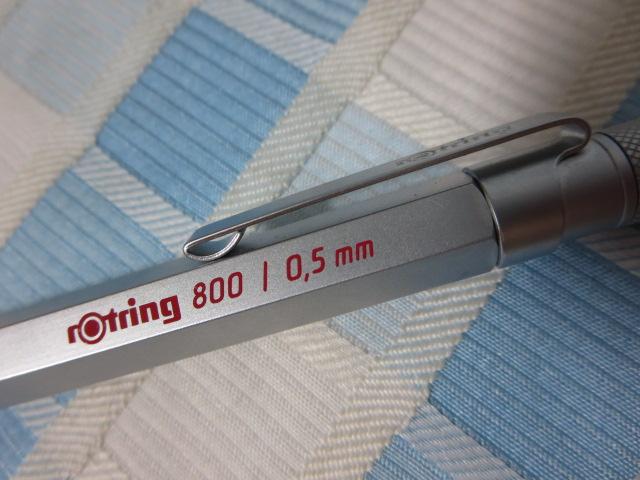 ROTRING���b�g�����O ���}�p�V���[�v�y���V�� 800�V���[�Y 0.5mm �V���o�[ �̎ʐ^2