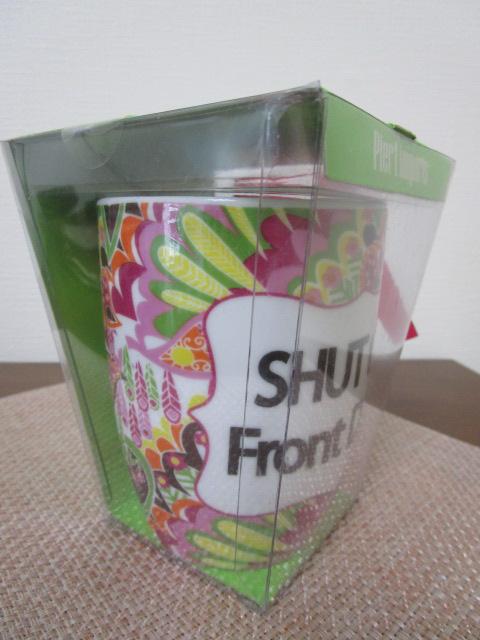 Pier 1 Imports ���� ���b�Z�[�W�E�}�O�J�b�v (��) �uSHUT the Front Door!�v 473ml �s���N �̎ʐ^2
