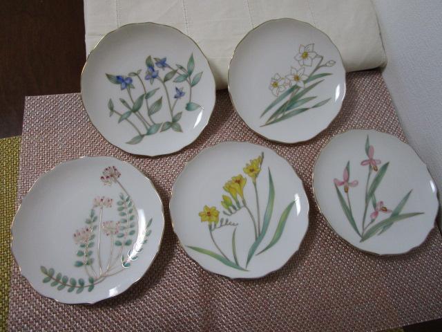 ��g�q �։ԊG�ς�� ���X�M 5�q�Z�b�g 14cm �t�̉ԁX ������ �̎ʐ^1