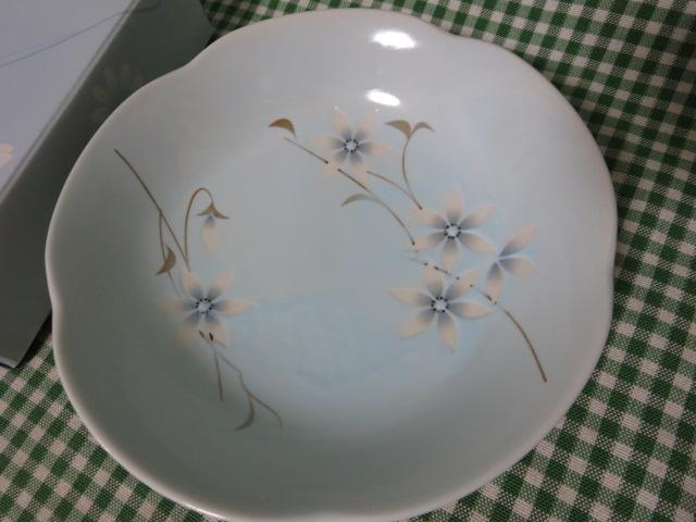たち吉 さやか 青 中鉢 16cm の写真2