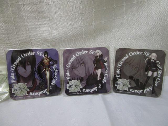 3種 FGO Fate Grand/ Order SEGA セガコラボカフェ 秋葉原 ドリンク特典 コースター の写真1
