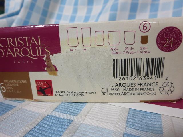 LongchampV Cristal D'ArquesNX^_N VbgOX 6qZbg 1.5oz(45ml) ̎ʐ^6