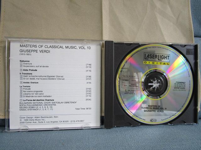 CD 15 810 大作曲家 ヴェルディの世界 西ドイツ輸入盤 の写真3