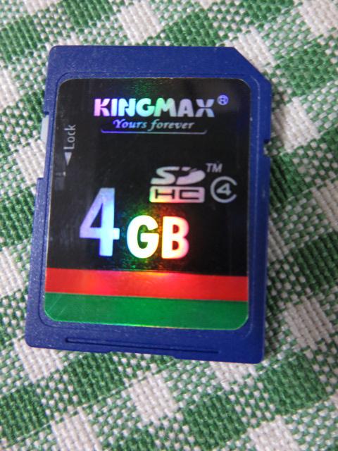 KINGMAX SD[J[h/SDHC 4GB Class4 ̎ʐ^1