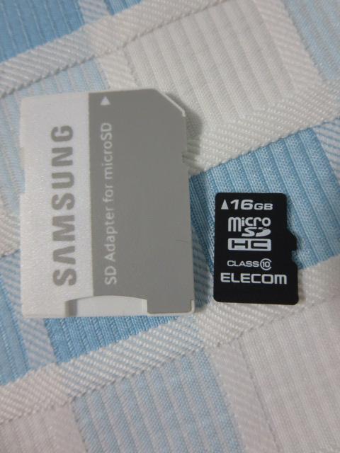 ELECOM microSDJ[hSDHC 16GB Class10/A_v^t ̎ʐ^1