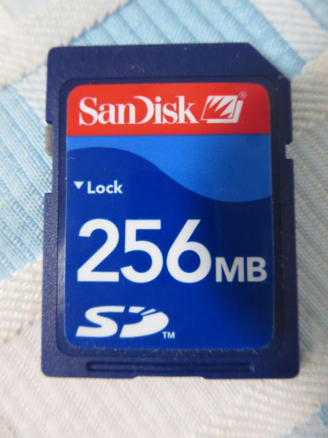 SanDisk SDJ[h 256MB ̎ʐ^1