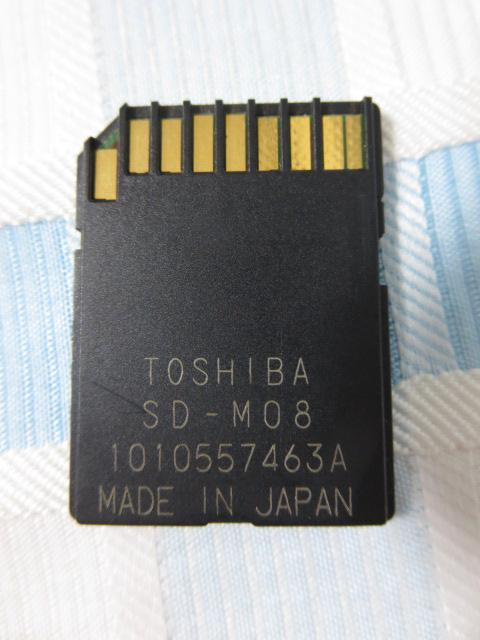 東芝 SDメモリーカード 8MB の写真2