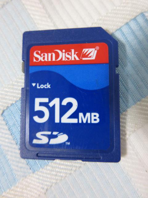 Sandisk SD[J[h 512MB ̎ʐ^1