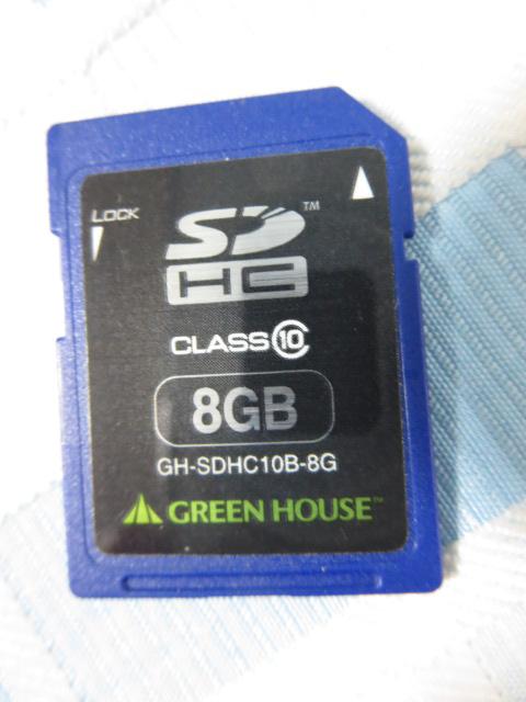 GREEN HOUSE SD[J[h/SDHC 8GB Class10 ̎ʐ^1