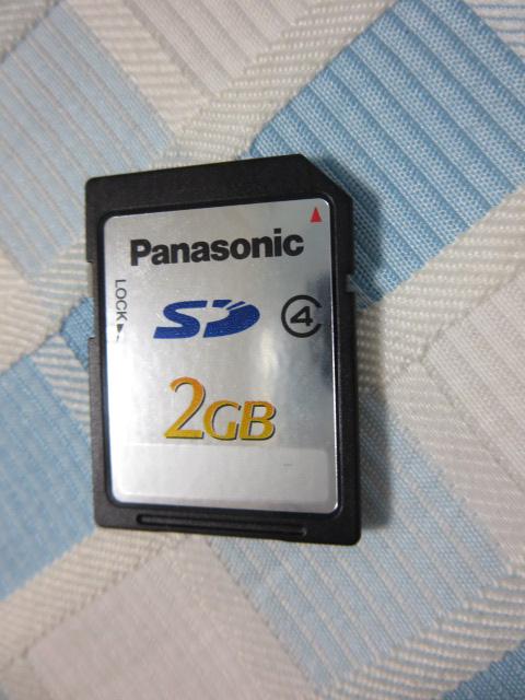 Panasonic SDメモリーカード 2GB Class4 RP-SDP02G の写真1