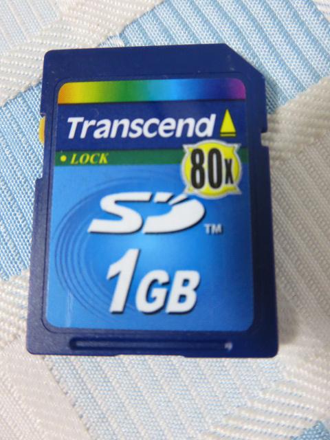 Transcend SDJ[h 80x 1GB ̎ʐ^1