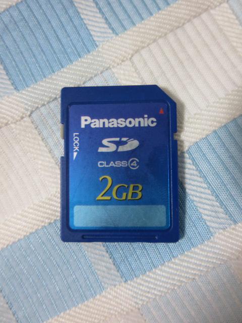 Panasonic SD[J[h 2GB Class4 RP-SDM02G ̎ʐ^1