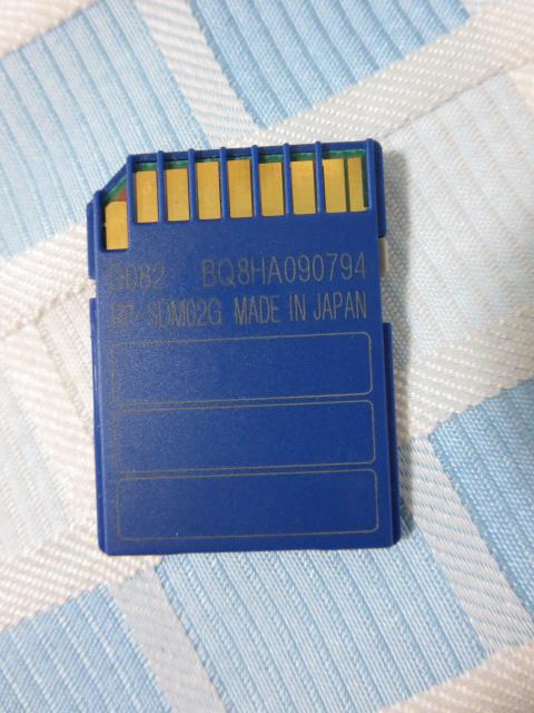 Panasonic SD[J[h 2GB Class4 RP-SDM02G ̎ʐ^2