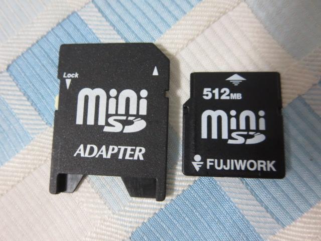 FUJIWORK miniSD[J[h 512MB/A_v^t ̎ʐ^1