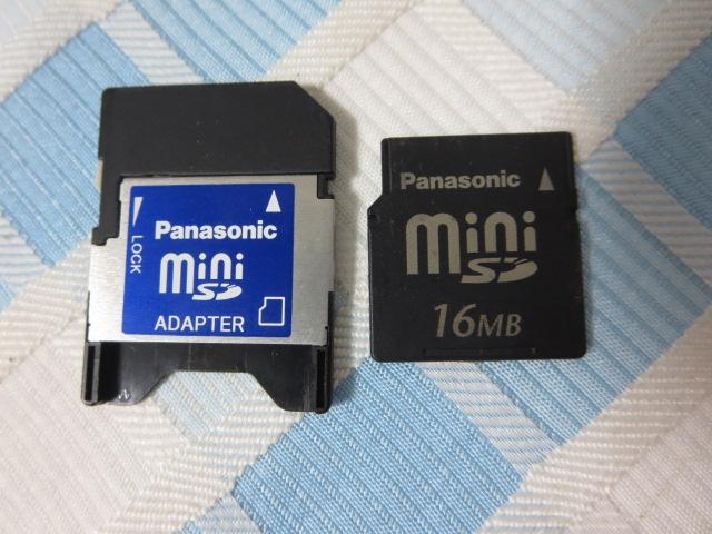 Panasonic miniSD[J[h&A_v^ 16MB RP-SS016B ̎ʐ^1